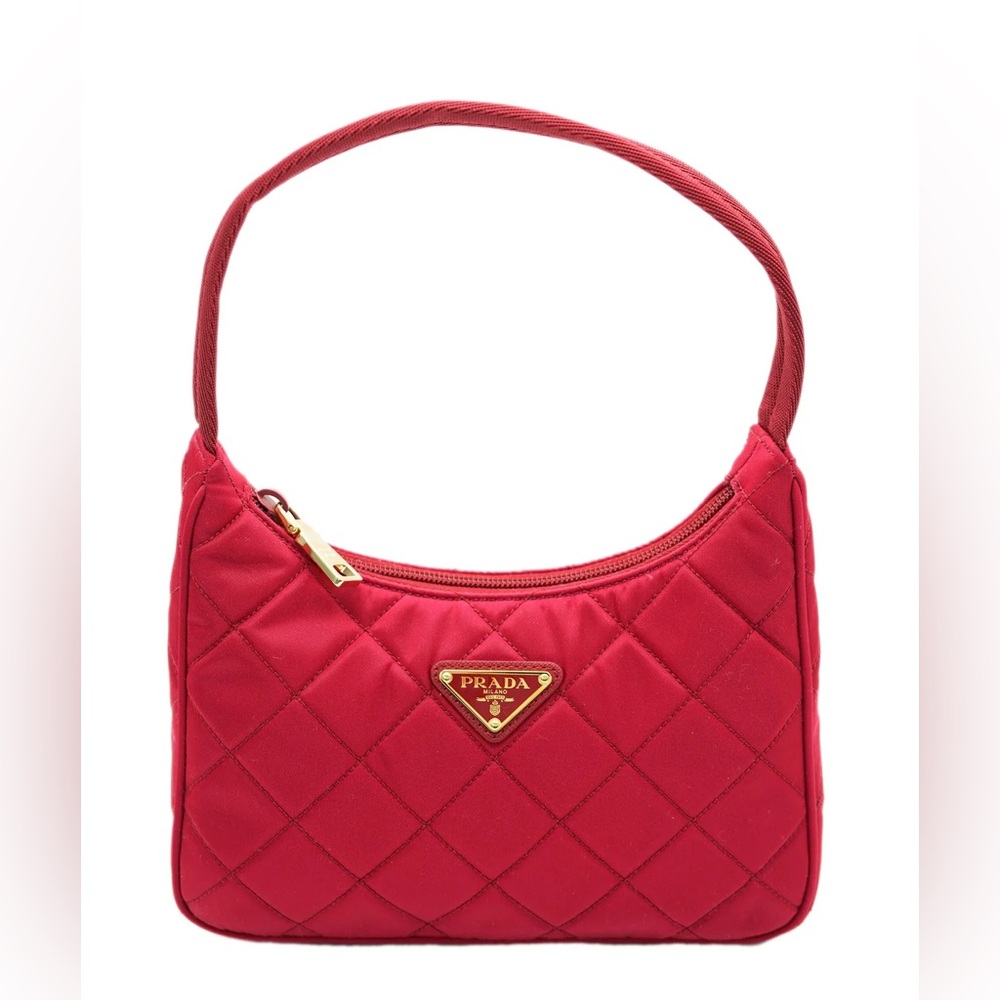 Prada Tessuto Red Bag